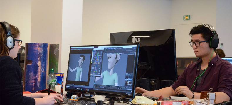 La Formation "Animateur de personnages 3D – GOBELINS, l’école de l’image – CITIA" nouvellement installée aux Papeteries - Image Factory - S. Matter/CITIA