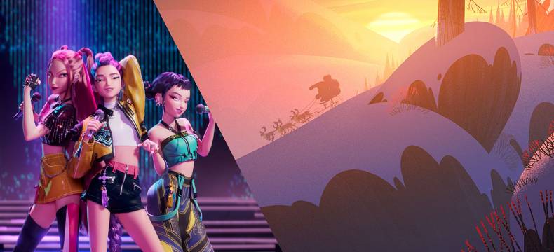 KPop Demon Hunter & Klaus &copy; Netflix